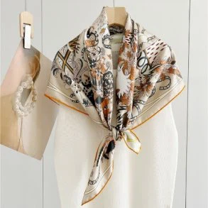 Doubel Colour Silk Scarf